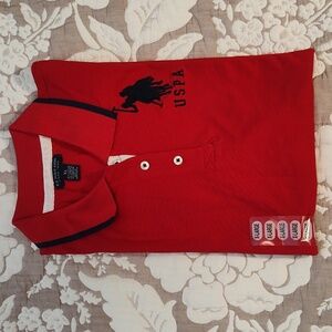 Women's Red Polo Shirt
